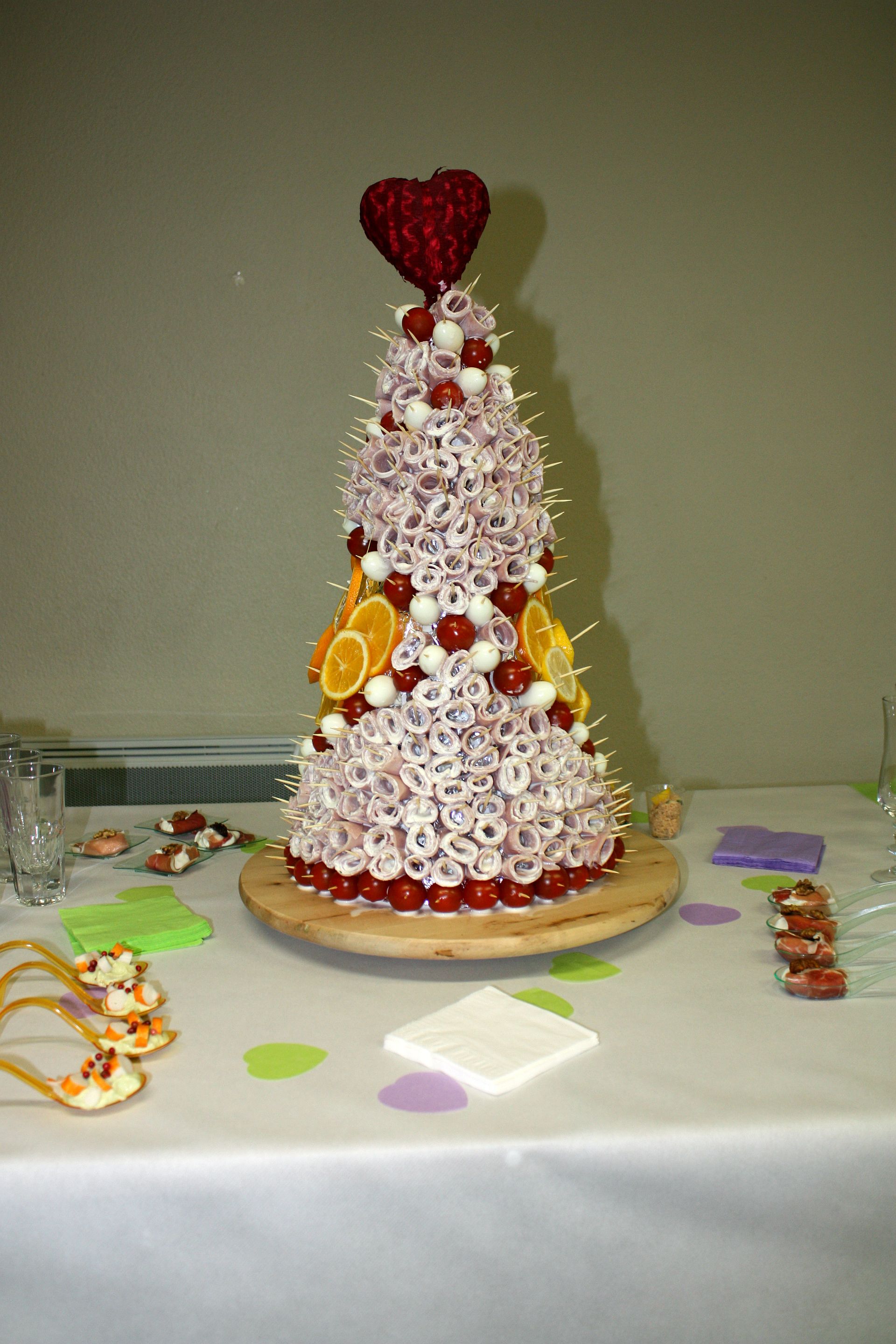 décoration pyramide apéritive